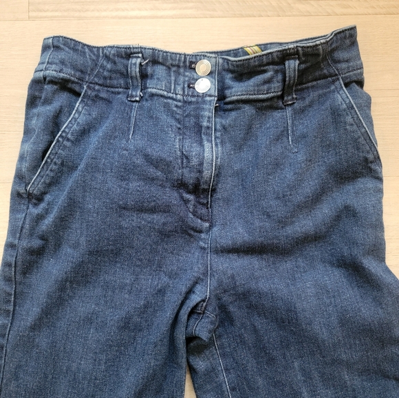 Maeve By Anthropologie Blue Flare Jeans Classic Wide Leg Style - Picture 3 of 15